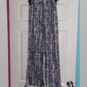 Snake Print- High Waisted Flowy Pants